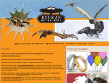 Tablet Screenshot of bouman-roofvogels.nl